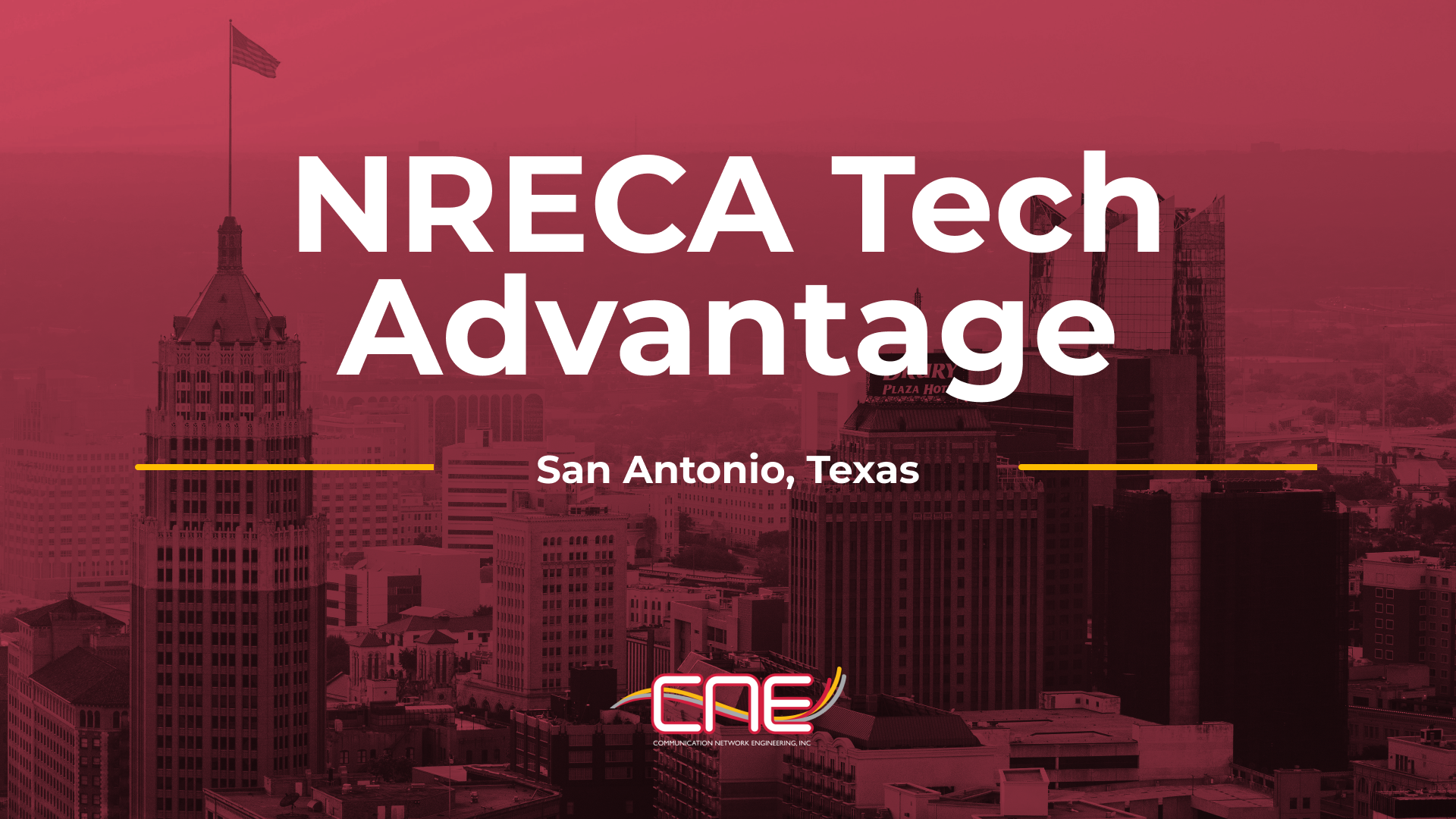 CNE will attend the NRECA Tech Advantage Conference in San Antonio, Texas on March 3-6. Join us to discuss the future of rural tech.